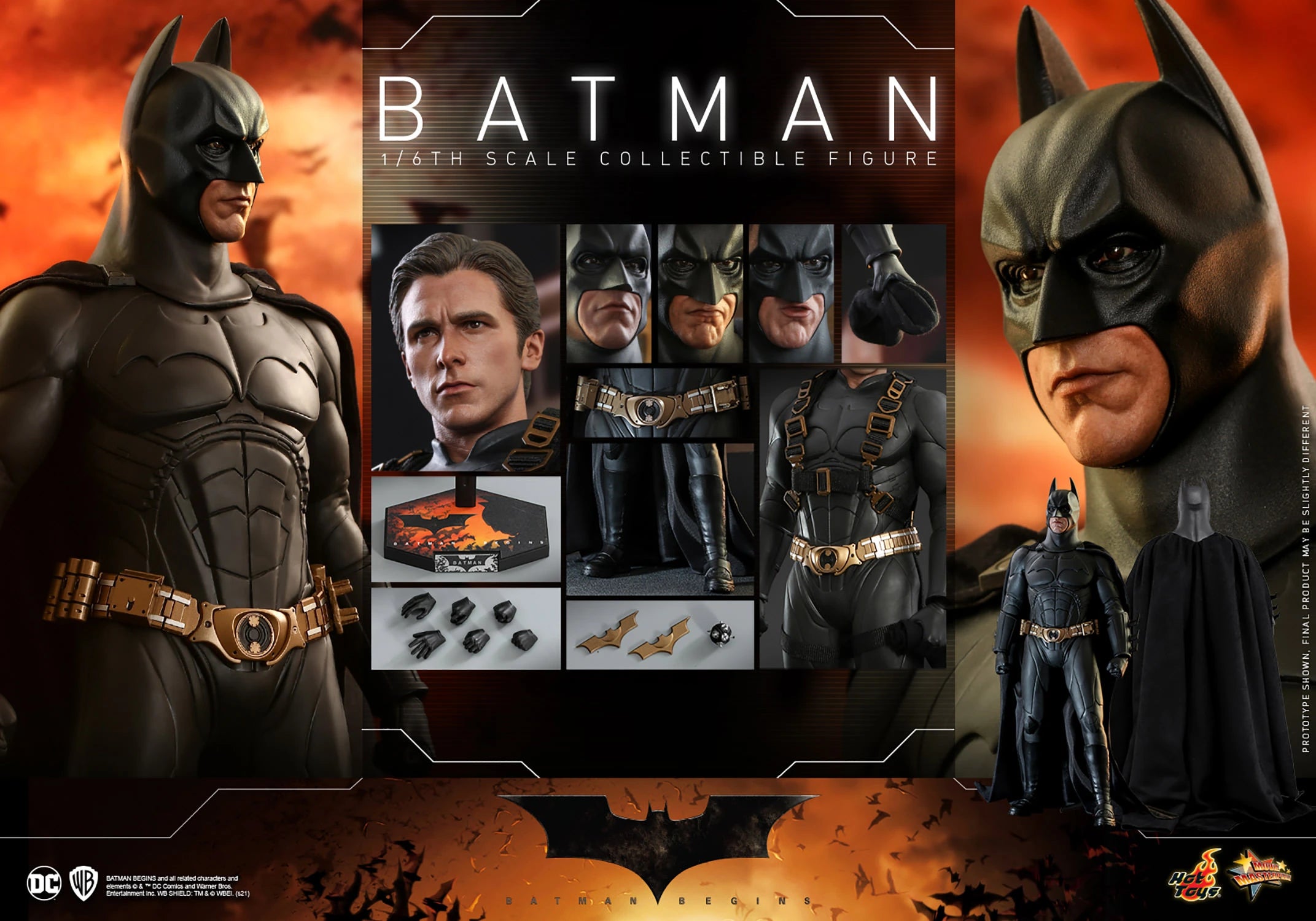 Hot Toys Batman Begins MMS595 1/6 Scale Figure