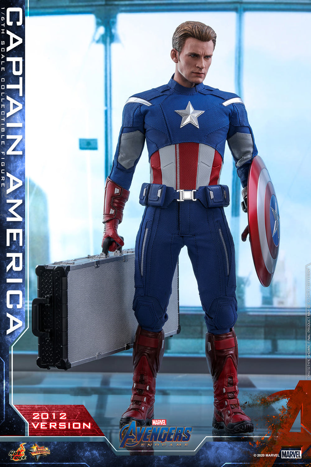 Hot Toys Avengers-Avengers Endgame 2012 Captain America MMS563 1/6 Scale Figure