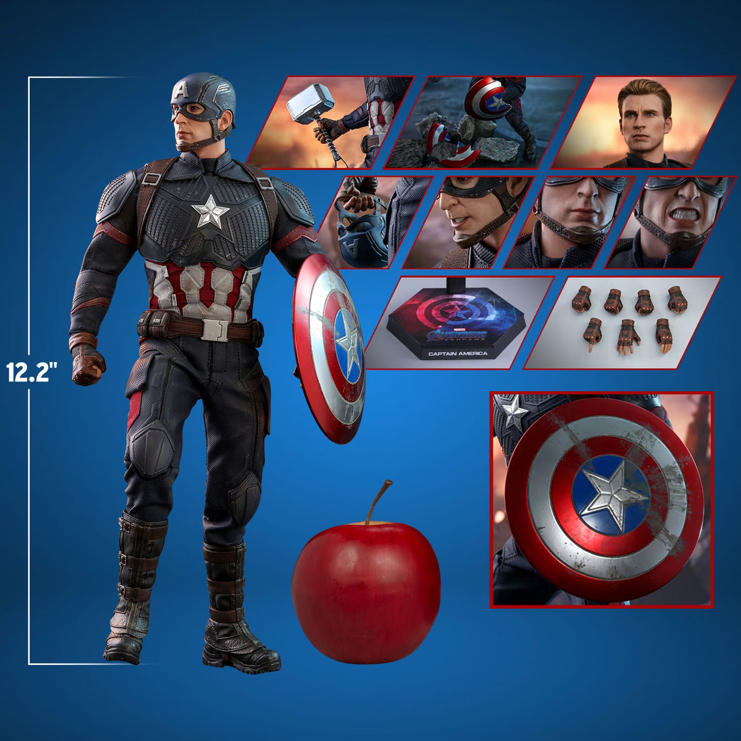 Hot Toys Avengers Endgame Captain America 1/6 Scale Figure MMS536