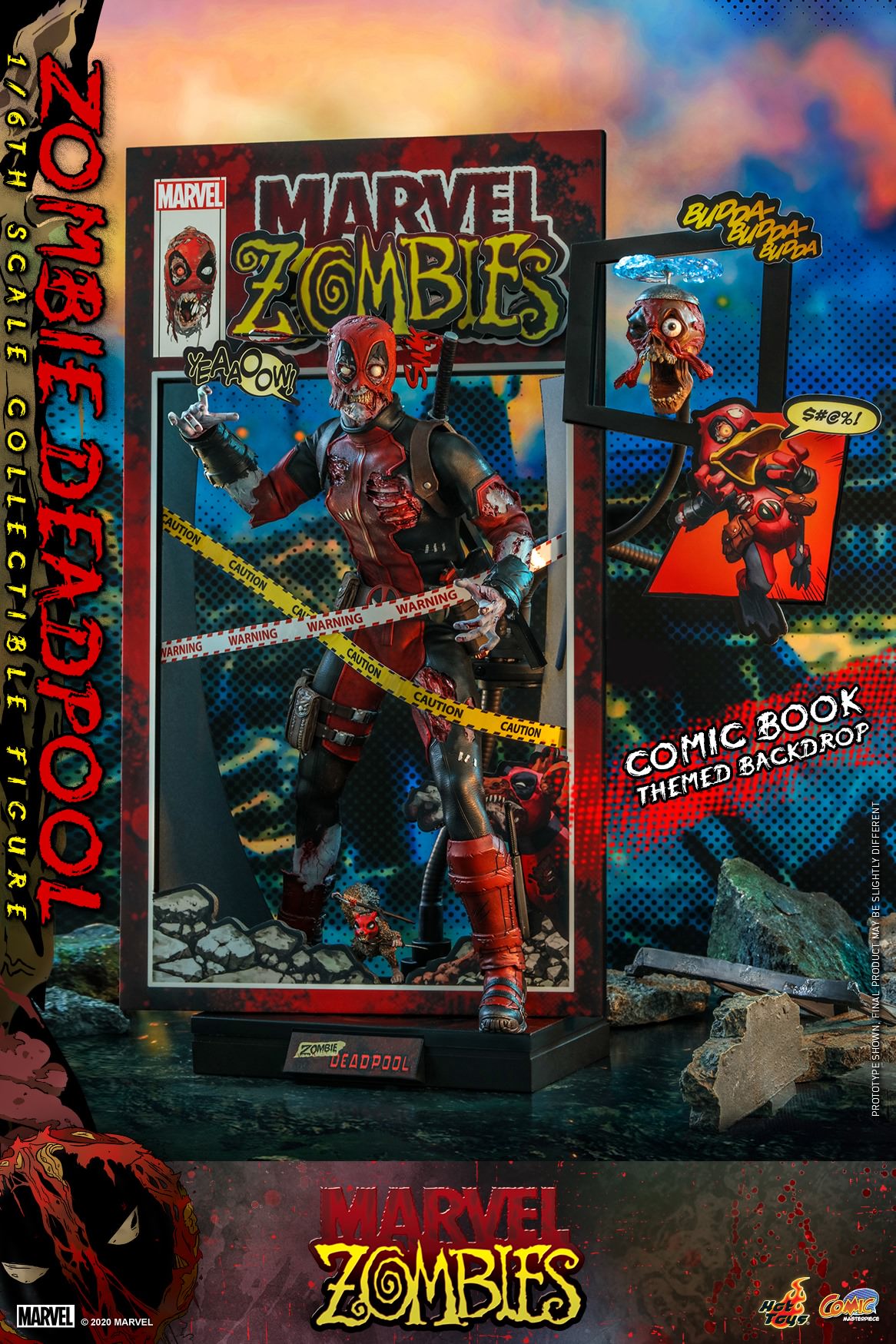 Hot Toys Zombie Deadpool Hot Toys Marvel Zombies CMS06 1/6 Scale Figure