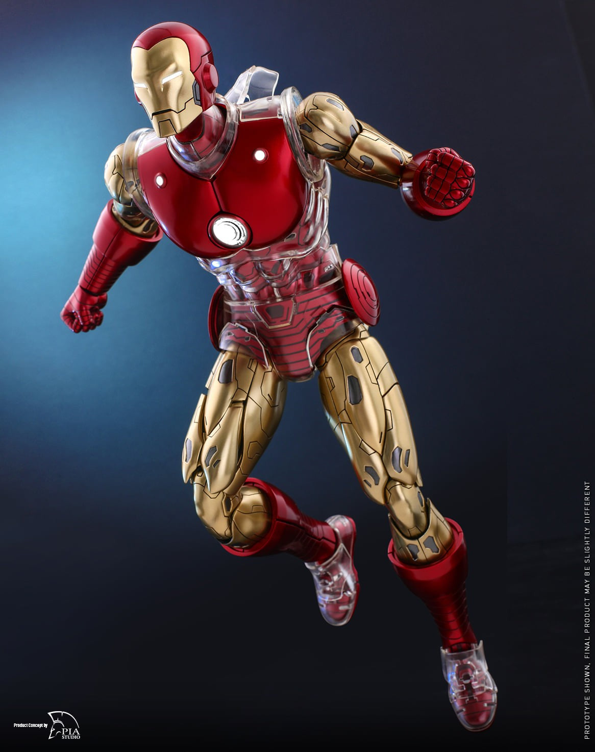 Hot Toys Iron Man-Marvel Comiss The Origins Collection Ironman Regular Edition CMS07 1/6 Scale Figure