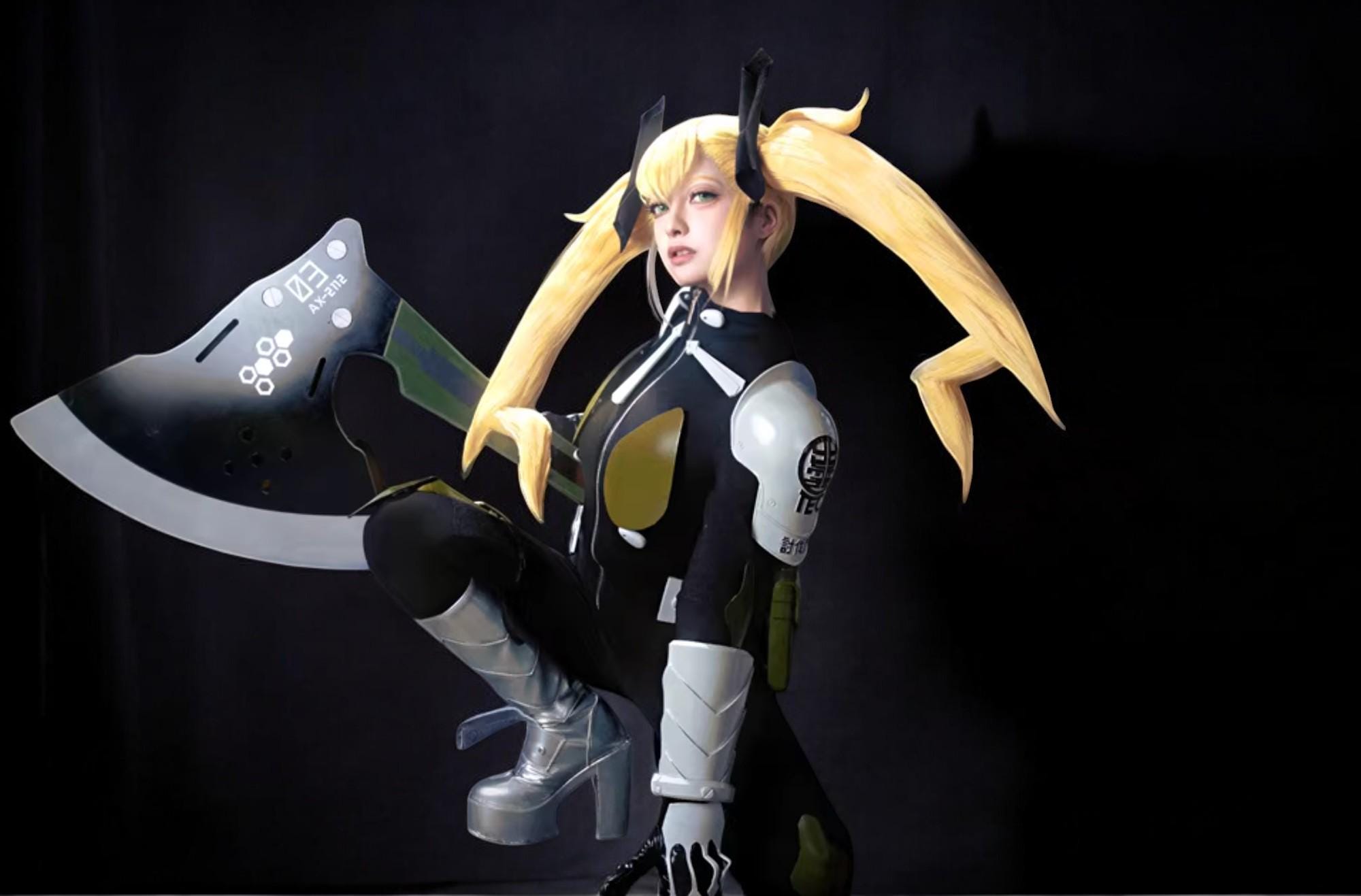 Shinomiya Kikoru Cosplay Stunning Giant Axe Prop 四 し ノ の 宮 みや キコル