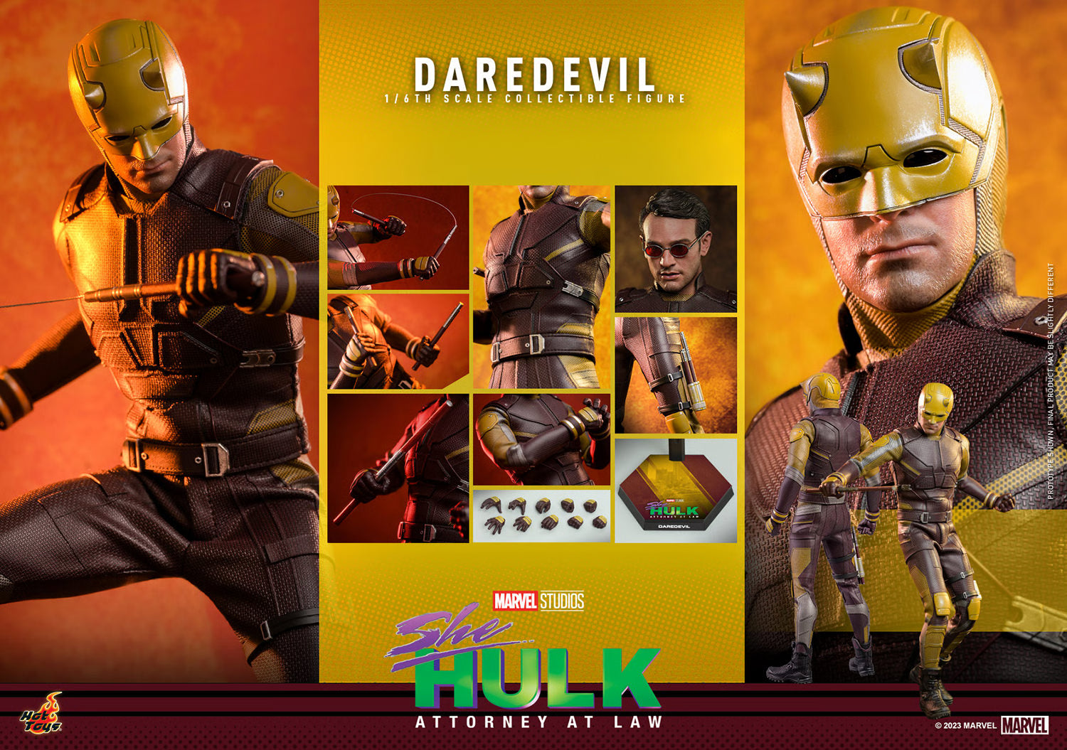 Hot Toys She Hulk Attorney At Law Daredevil 1/6 Scale Collectible Figure TMS096