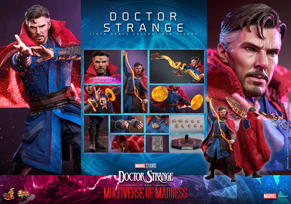 Hot Toys Dr Strange–Dr Strange Multiverse of Madness Dr Strange MMS645 1/6 Scale Figure