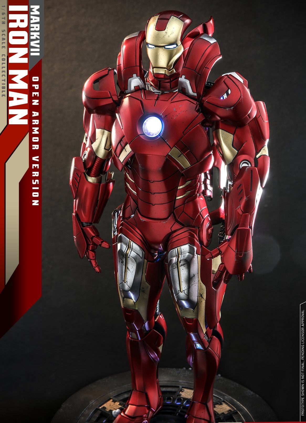Hot Toys Iron Man-Ironman Mark VII (Open Armor Version) DS004 1/6 Scale Figure