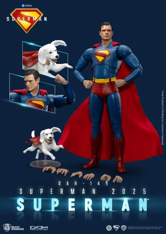 BEAST KINGDOM Superman (2025) Dynamic 8ction Heroes DAH-149 Superman Action Figure