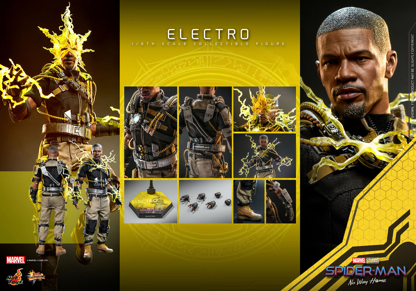 Hot Toys Electro Hot Toys Spider-Man : No Way Home MMS644 1/6 Scale Figure