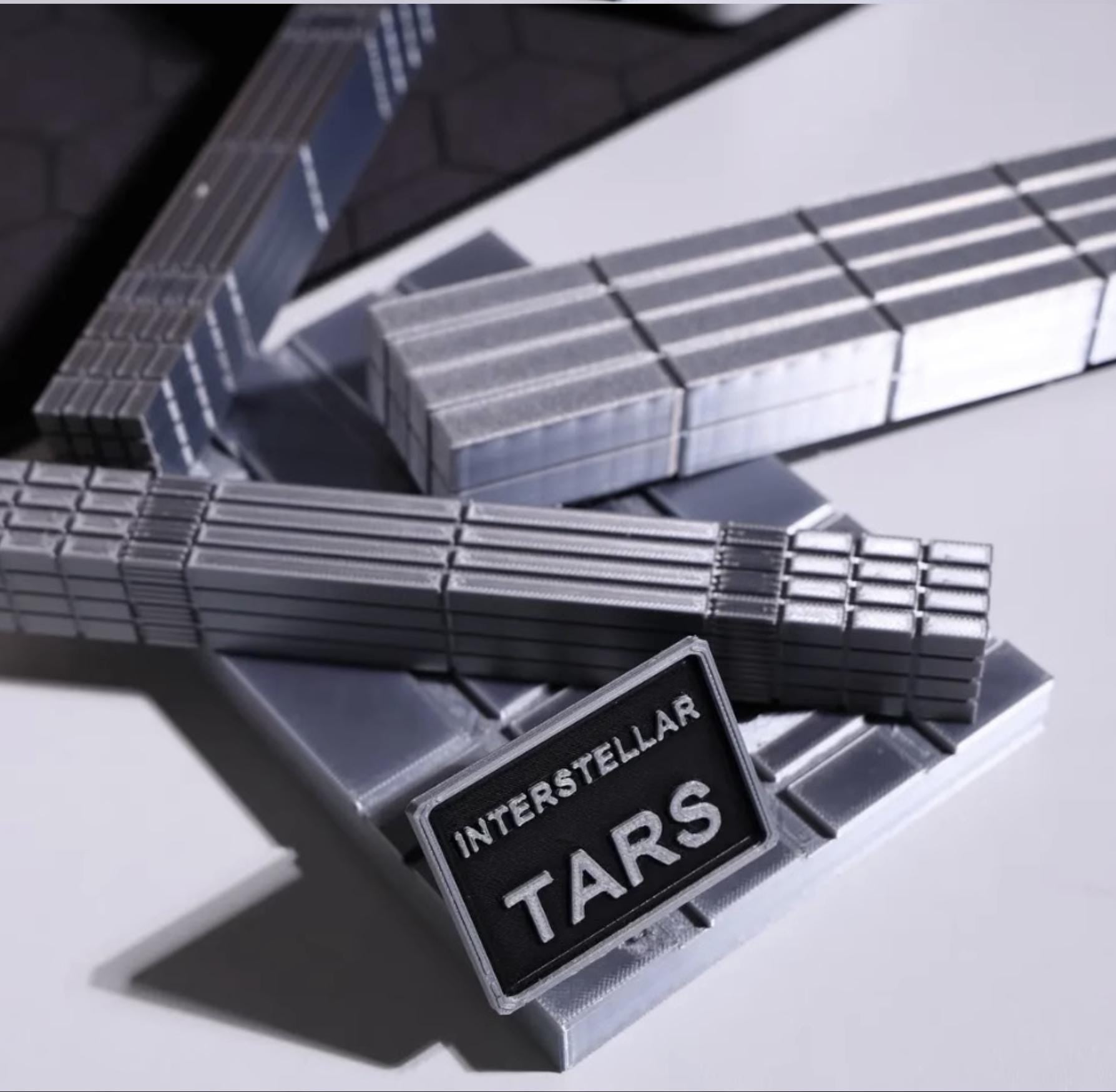 Interstellar TARS Robot Model Custom Figure Magnetic Joints, Science Fiction Fans, Geek, Unique Gift for Movie Lover, Collectors Cool Decor