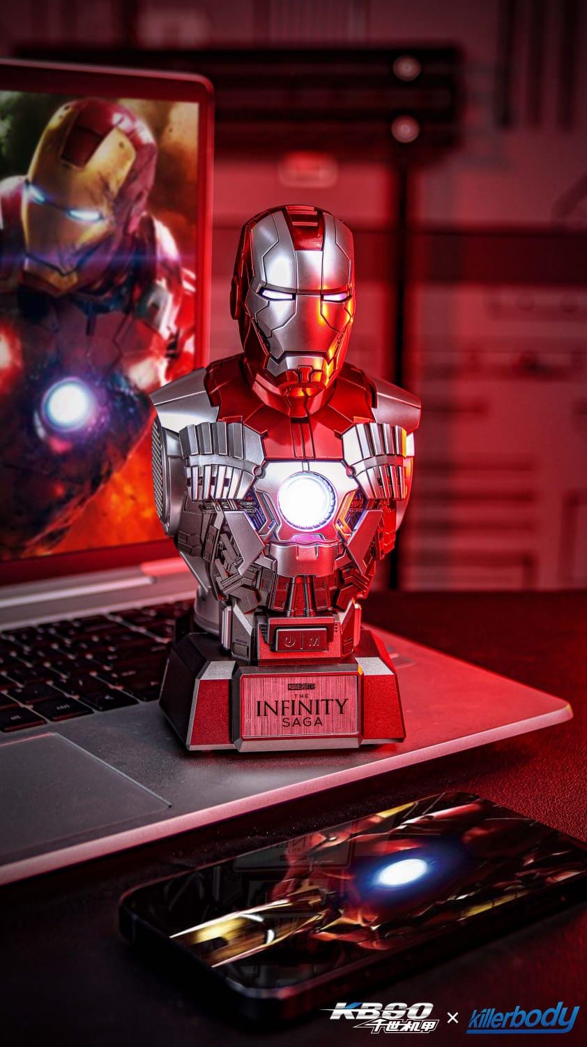 Killerbody Iron Man Mark V 1:4 Scale Bust Bluetooth Speaker