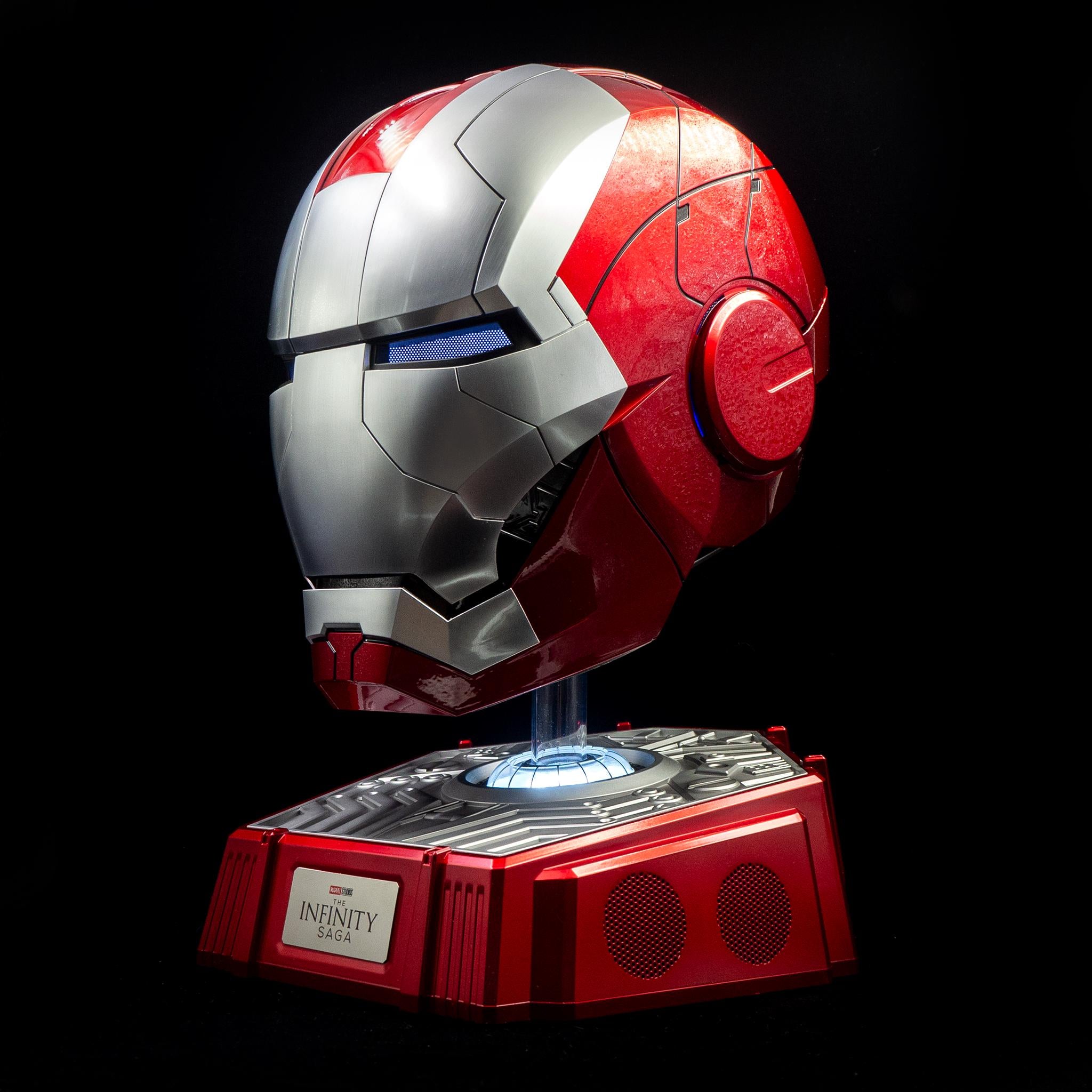 Killerbody Iron Man Mark V Helmet Iron Man movie replica Licensed version With Bluetooth Speaker Life Size Collectable Handmade
