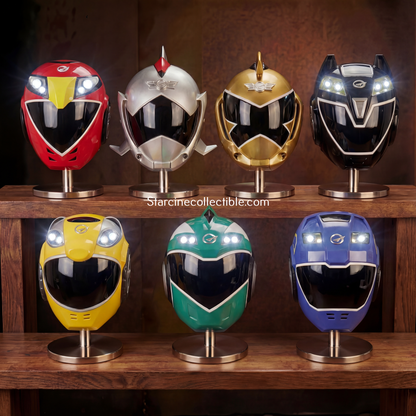 gold ranger motorcycle helmet GO-ONGER Helmet Wearable Life Size Replica – StarCine Collectible