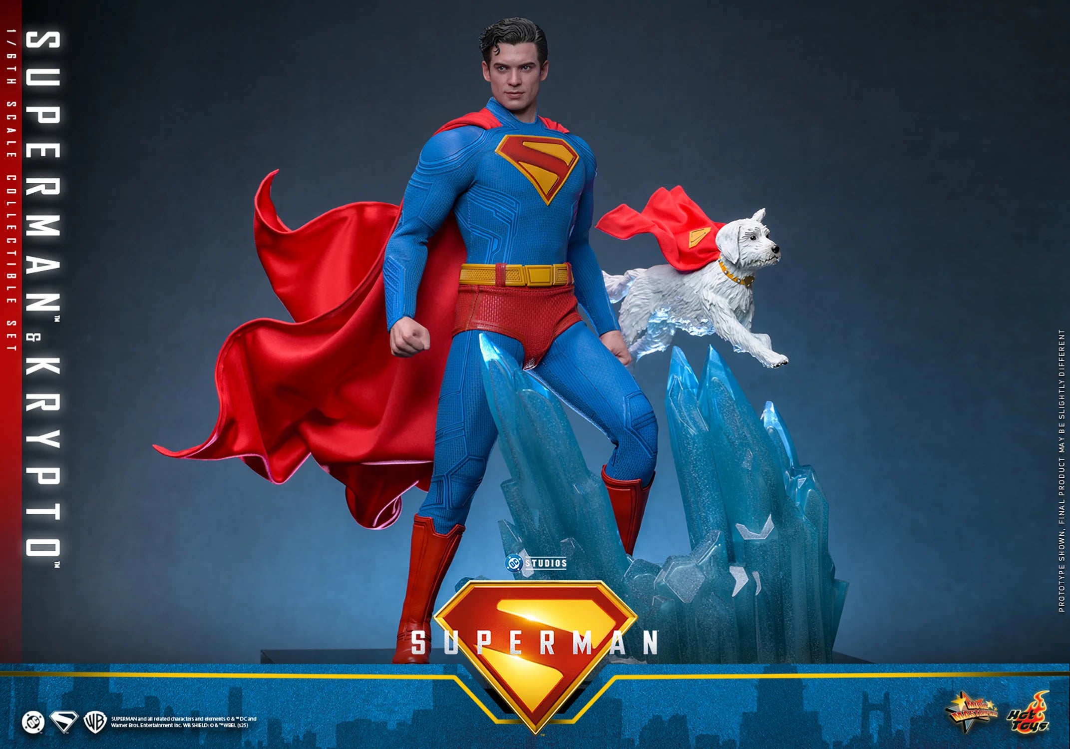 Hot Toys Superman & Krypto Collectible Set Hot Toys Superman MMS812 1/6 Scale Figure