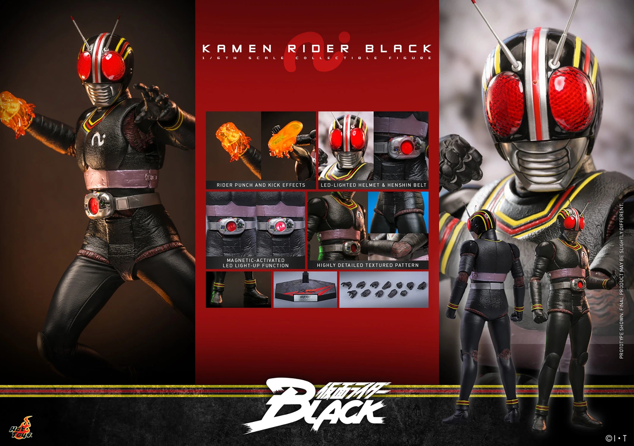 Hot Toys Kamen Rider Black-Kamen Rider Black Kamen Rider Black TMS158 1/6 Scale Figure
