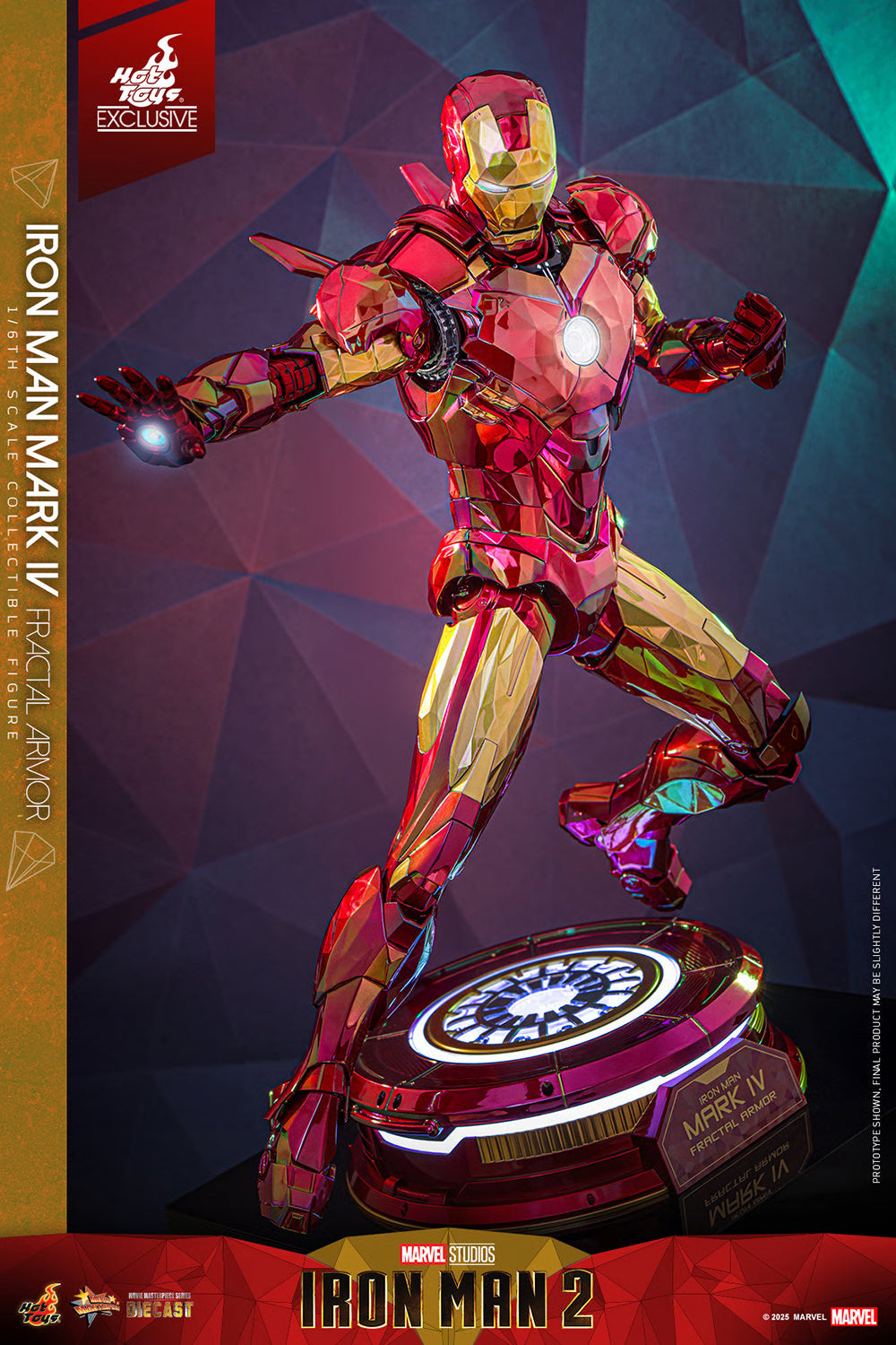 Hot Toys Mark IV (Fractal Armor) Hot Toys D70 Iron Man 2 MMS792 1/6 Scale Figure