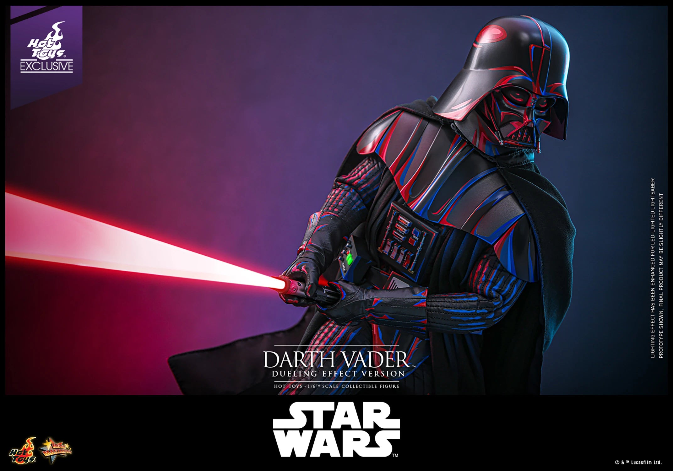 Hot Toys Star Wars-Star Wars Darth Vader (Dueling Effect Version) MMS777 1/6 Scale Figure