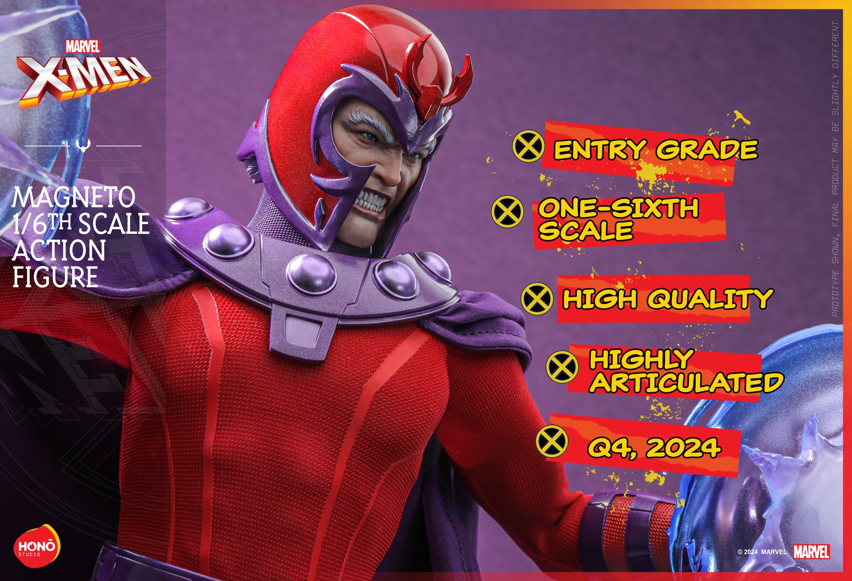 Hono Studio X-men Magneto 1/6 Scale Collectible Figure HS02