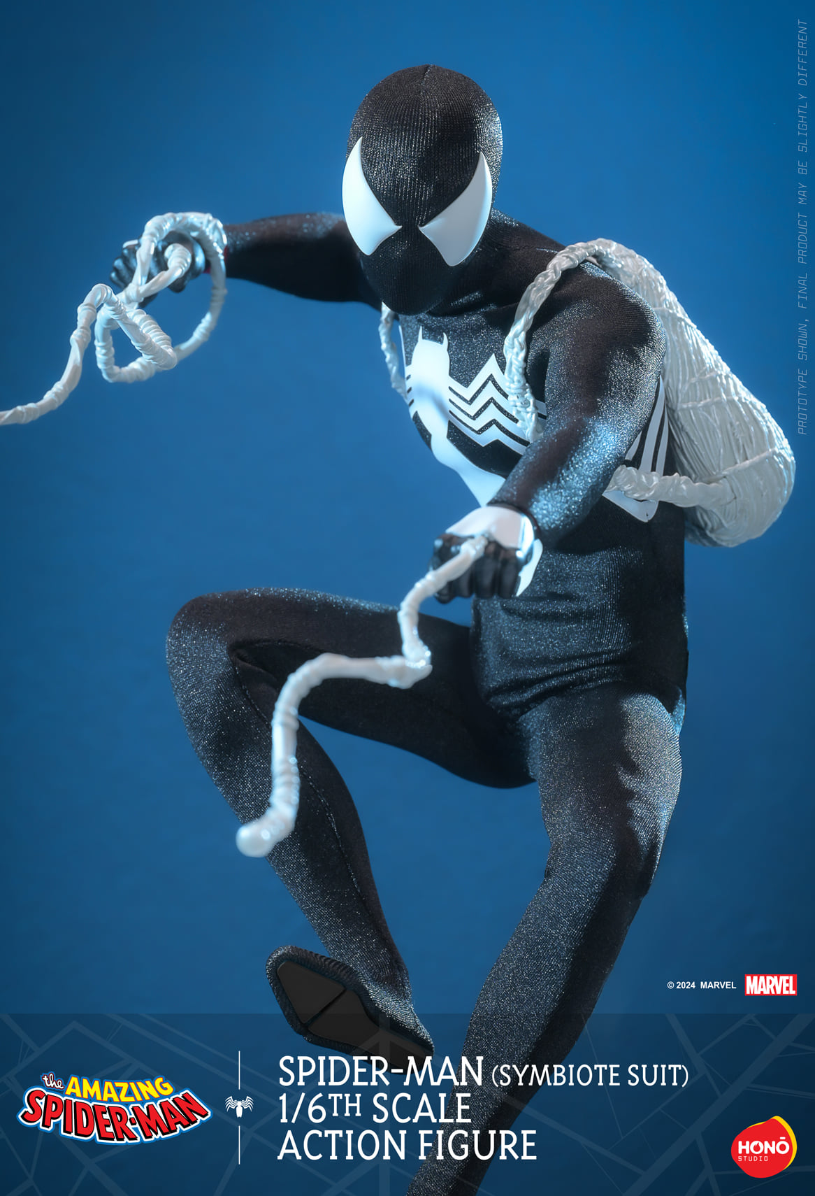 Hono Studios Spider-Man (Symbiote Suit) Action Figure 1/6 Scale Collectible Figure HS04