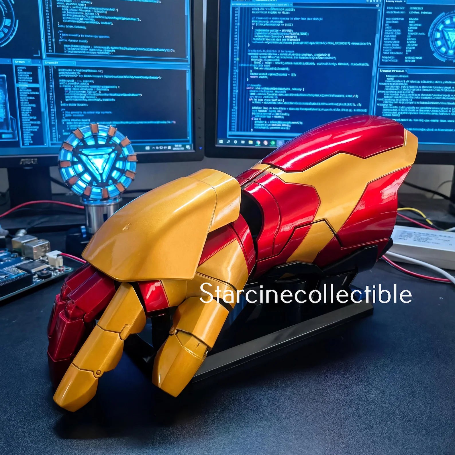 Iron Man Mark 42 Voice-Controlled Transforming Gauntlet – StarCine Collectible