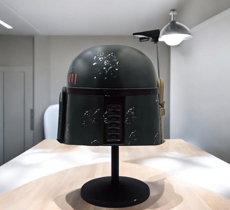 Battle Damaged Version The Book of Boba Fett Life-Size Wearable Helmet