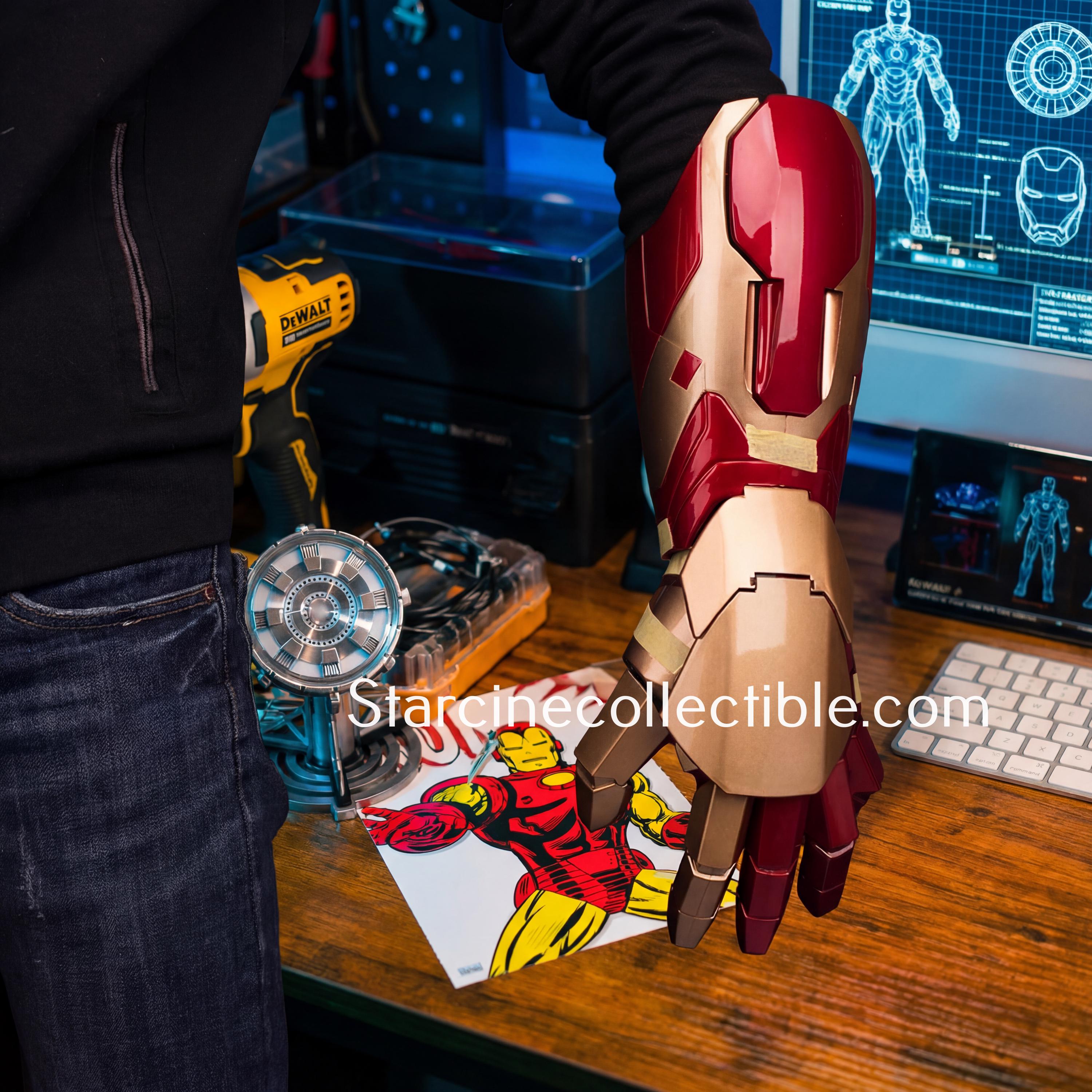 Iron Man Mark 42 Voice-Controlled Transforming Gauntlet – StarCine ...