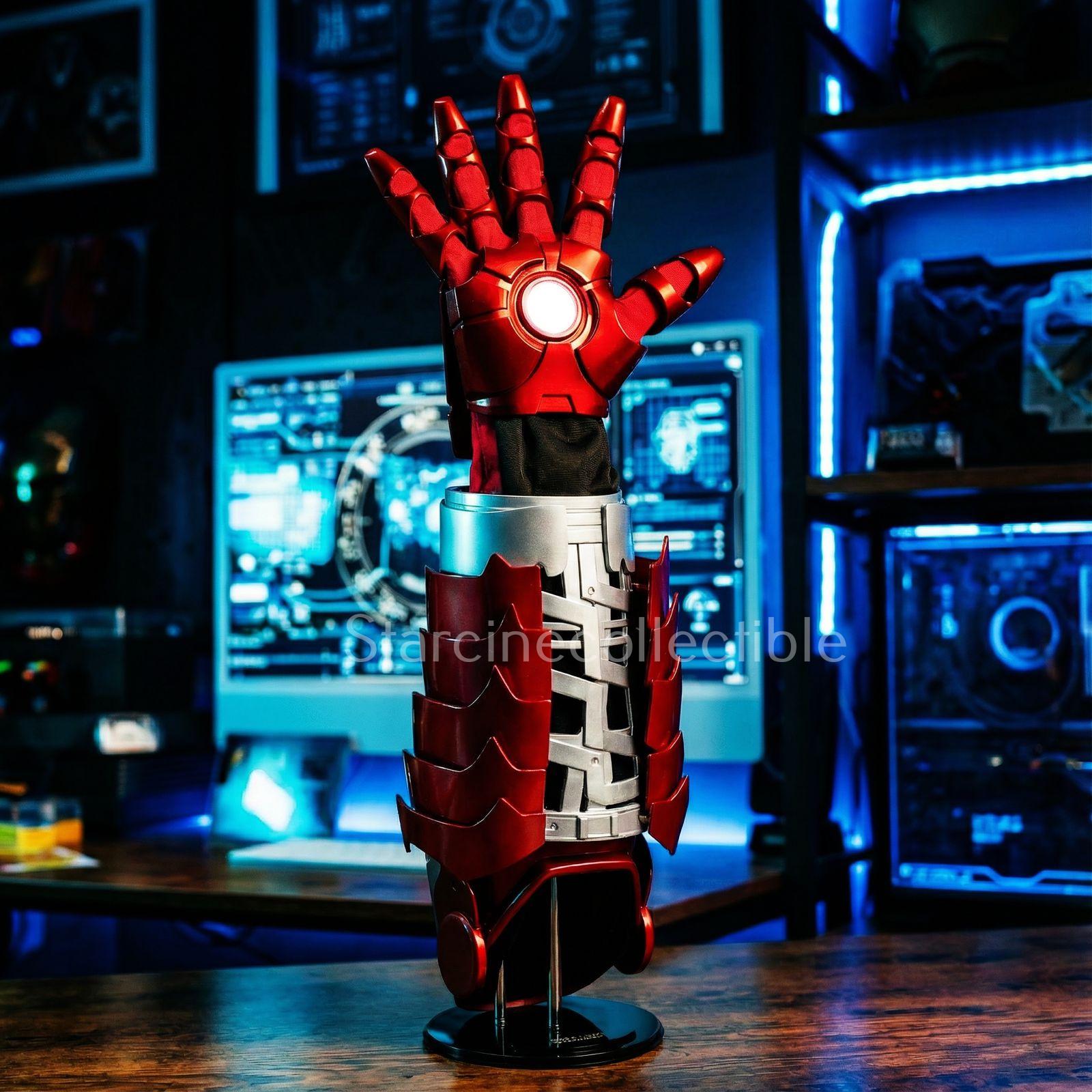 Iron Man Mark 5 Voice-Controlled Transforming Gauntlet – StarCine ...