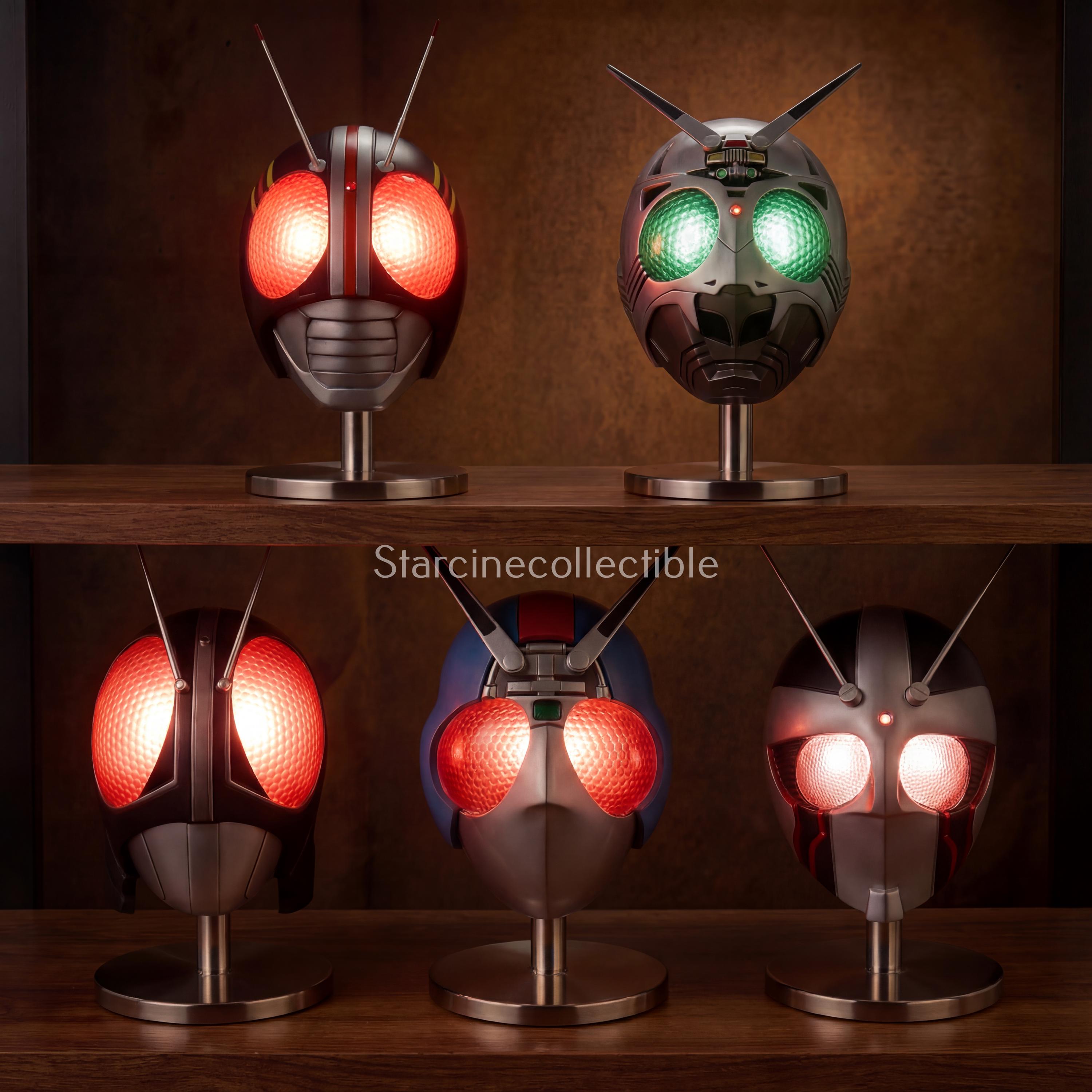 Kamen Rider Black Helmet / Kamen Rider RX Helmet Life Size Replica