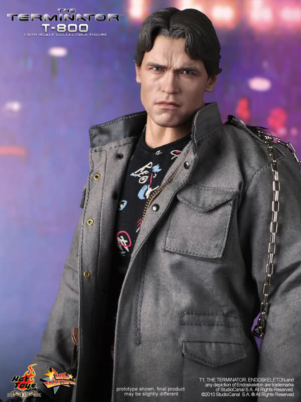 Hot Toys The Terminator-The Terminator T800 Noir Version MMS136 1/6 Scale Figure