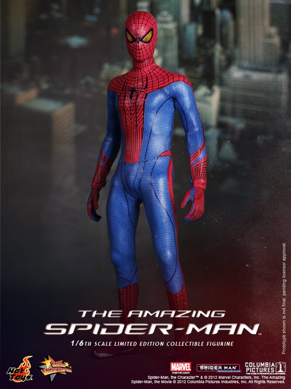 Hot Toys Spiderman-The Amazing Spiderman MMS179 1/6 Scale Figure