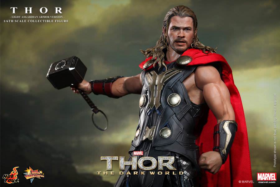 Hot Toys Thor Hot Toys Thor : The Dark World (Light Asgardian Armor) MMS225 1/6 Scale Figure