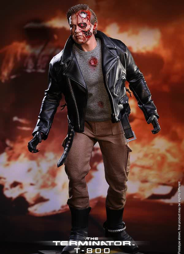 Hot Toys The Terminator-The Terminator T800 Battle Damaged Version MMS238 1/6 Scale Figure