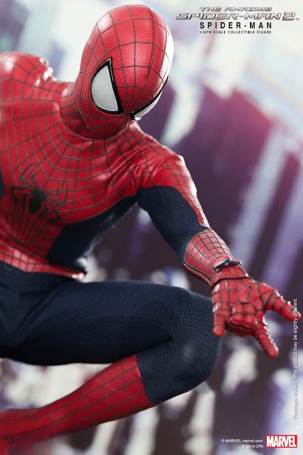 Hot Toys Spiderman-The Amazing Spiderman 2 Spiderman MMS244 1/6 Figure