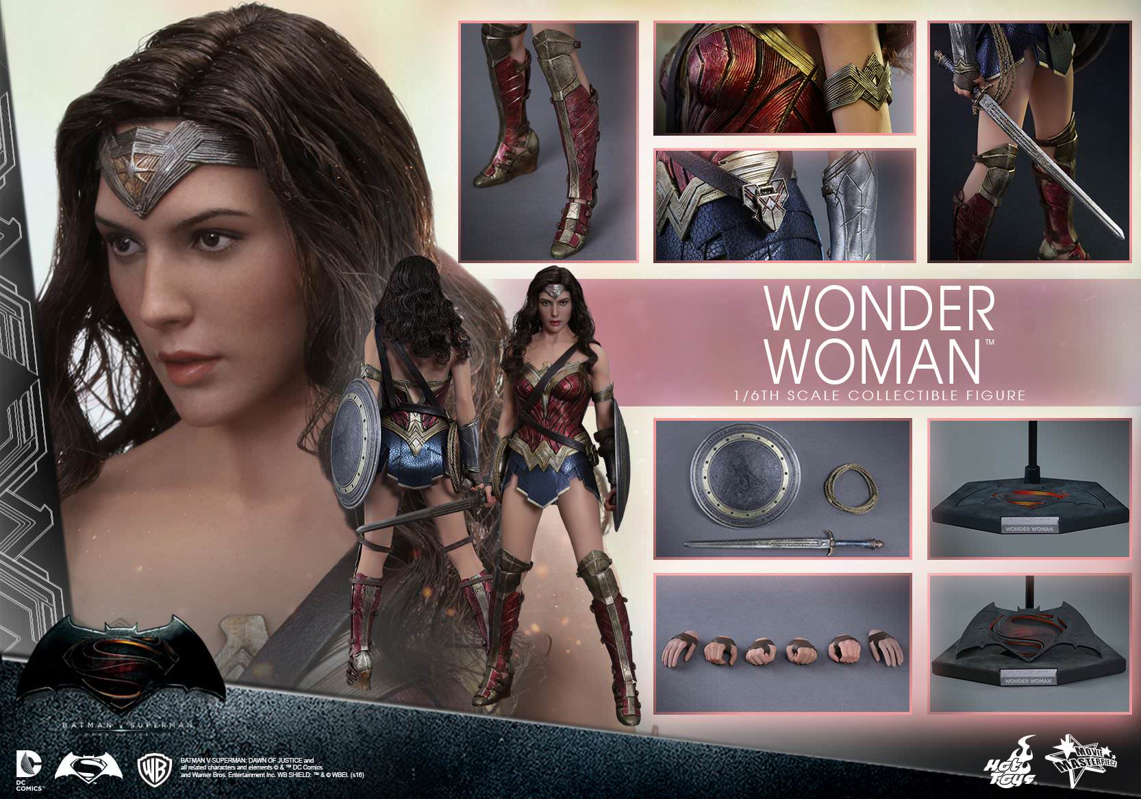 Hot Toys Wonder Woman Hot Toys Batman VS Superman : DOJ MMS359 1/6 Scale Figure