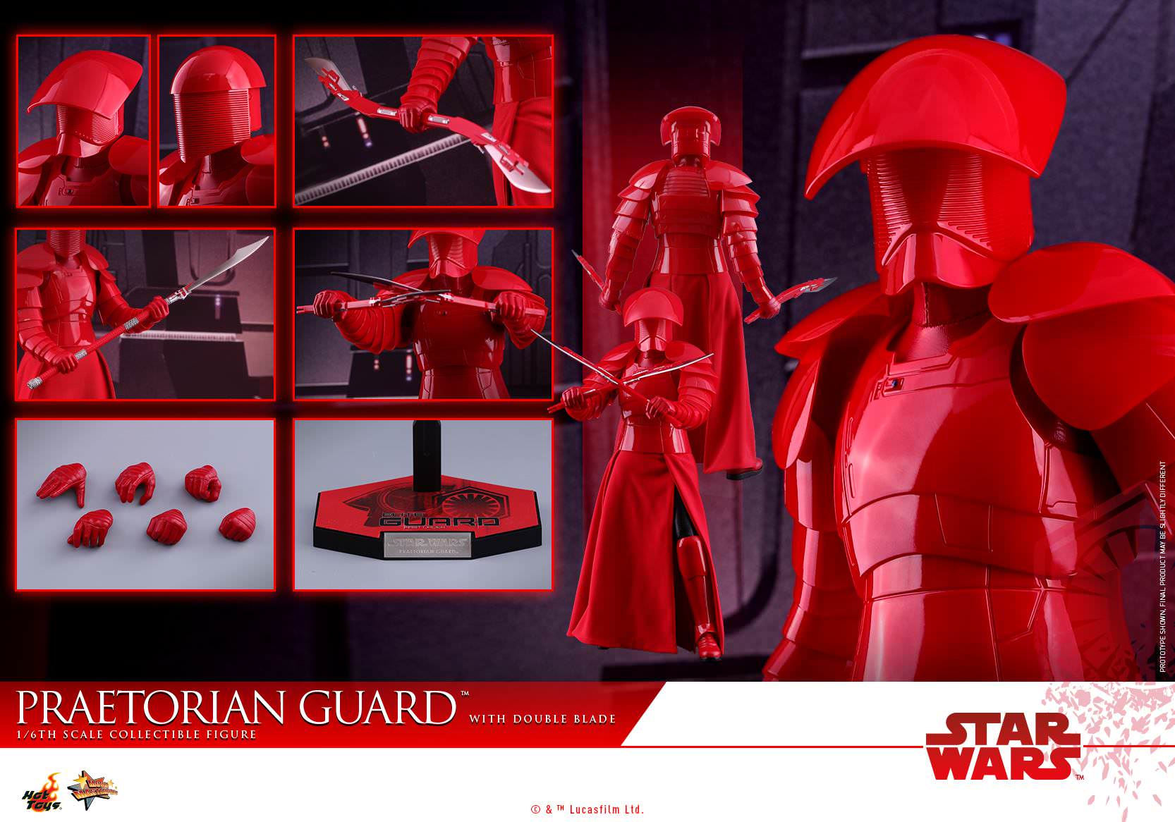Hot Toys Praetorian Guard Hot Toys Star Wars : TLJ MMS454 1/6 Scale Figure