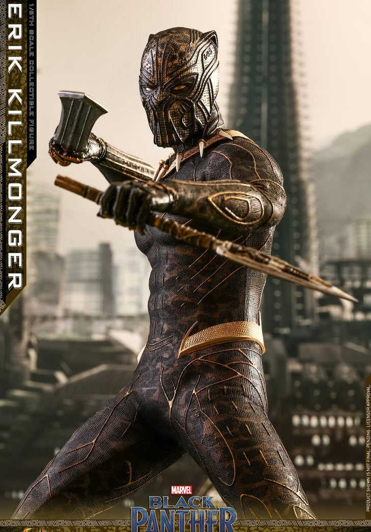 Hot Toys The Black Panther–The Black Panther Erik Killmonger MMS471 1/6 Scale Figure