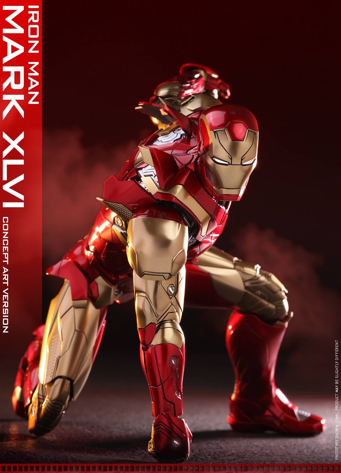 Hot Toys Marvel– Marvel The First Ten Years Ironman Mark46 Concept Art MMS489 1/6 Scale Figure