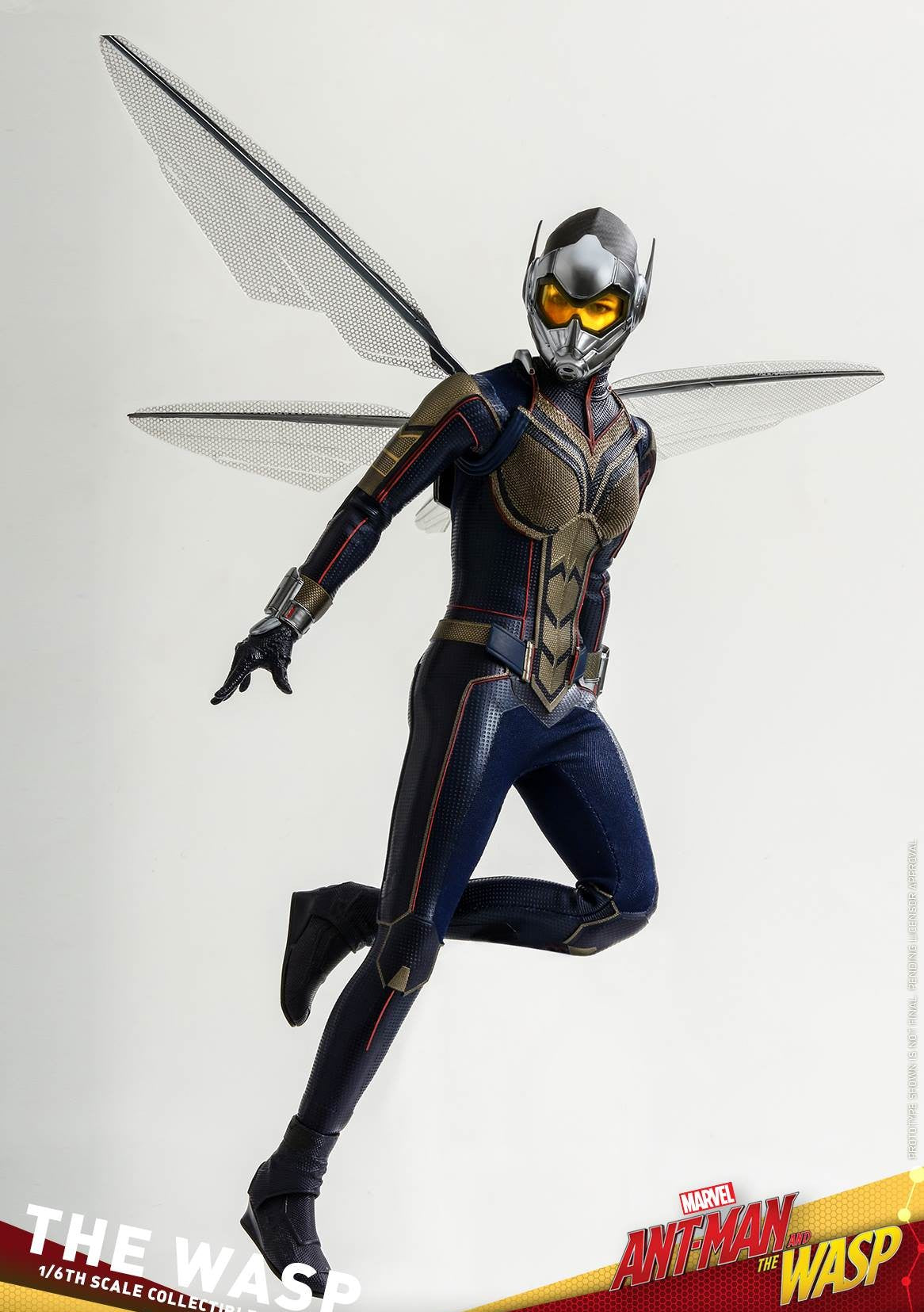 Hot Toys The Antman and the Wasp–The Antman and the Wasp The Wasp MMS498 1/6 Scale Figure