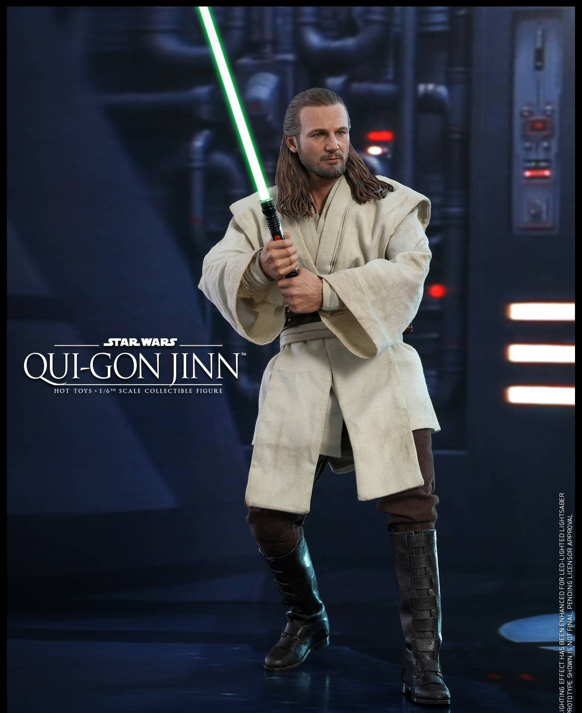Hot Toys Star Wars-Star Wars The Phantom Menace Qui Gon Jinn MMS525 1/6 Scale Figure