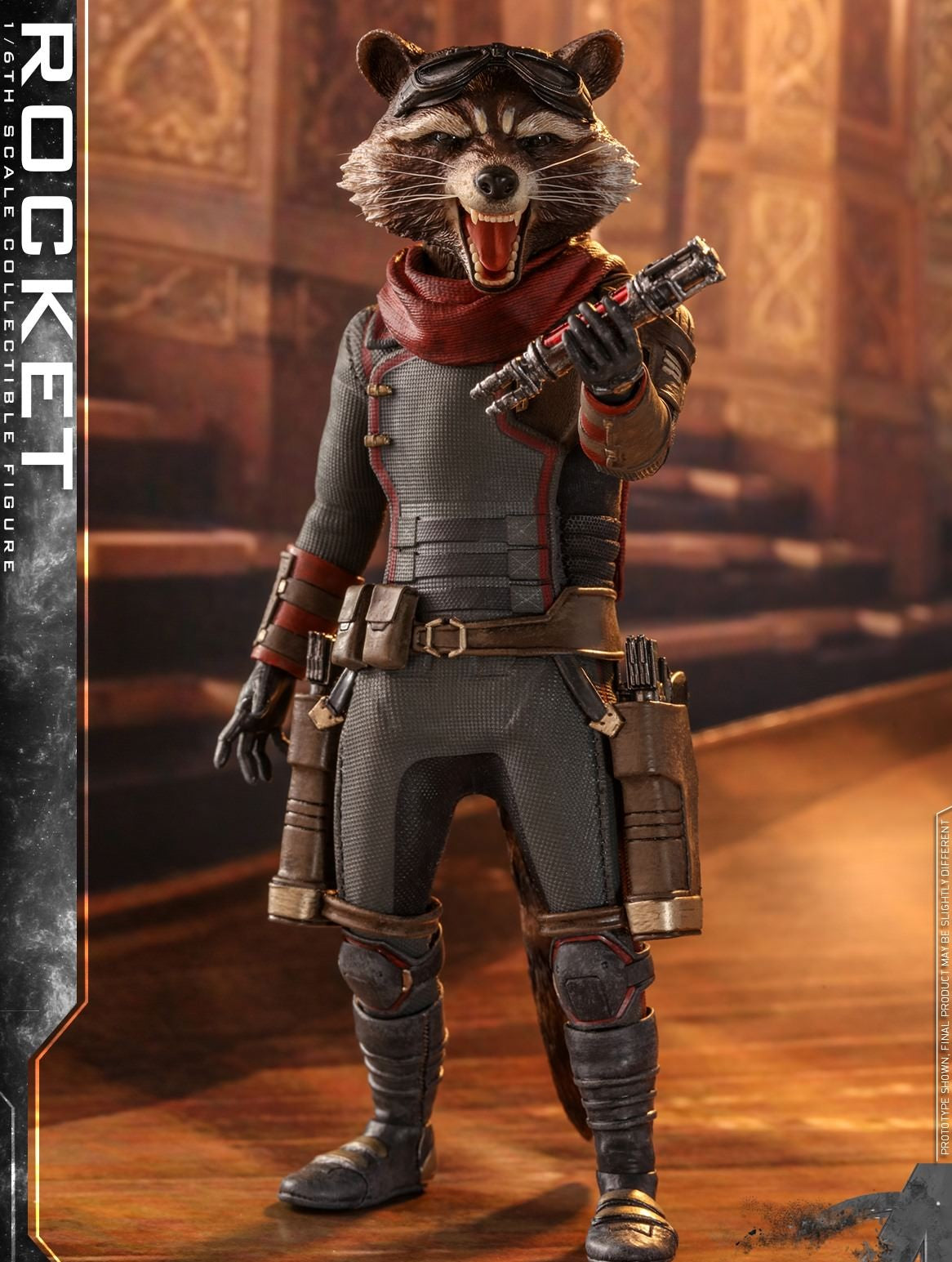 Hot Toys Avengers–Endgame Rocket MMS548 1/6 Scale Figure