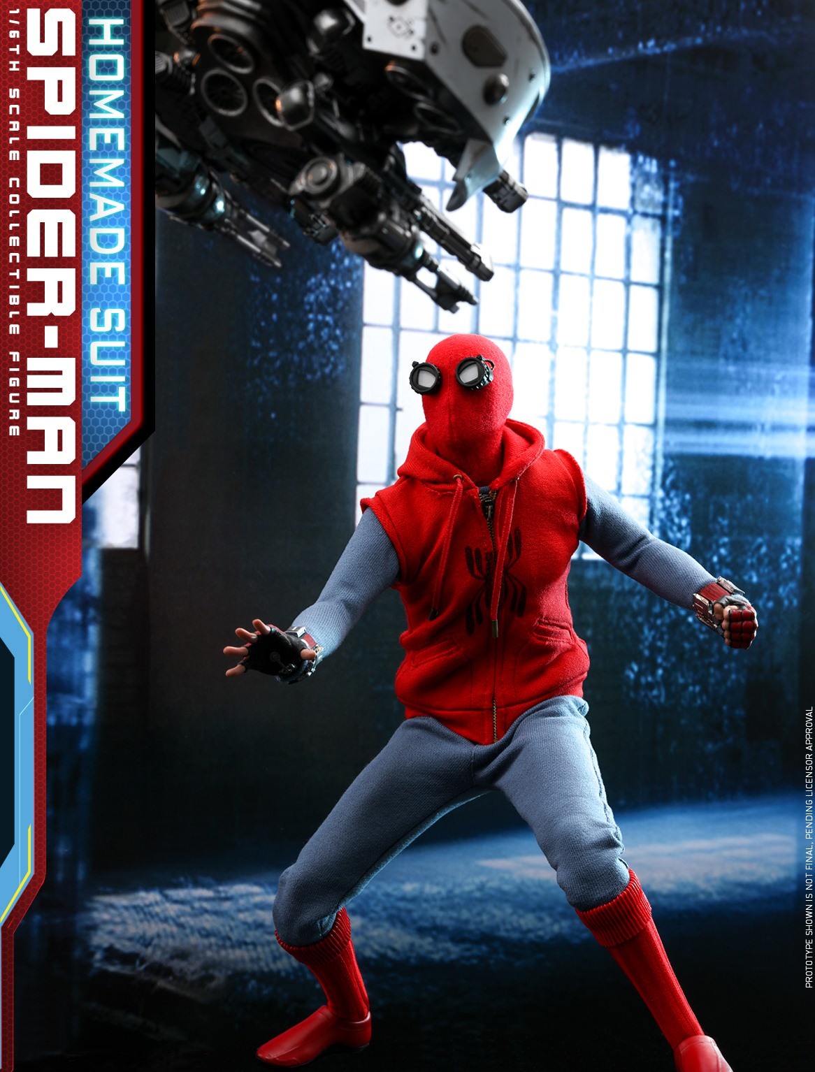 Hot Toys Spiderman-Spiderman Homemade Suit MMS552 1/6 Scale Figure