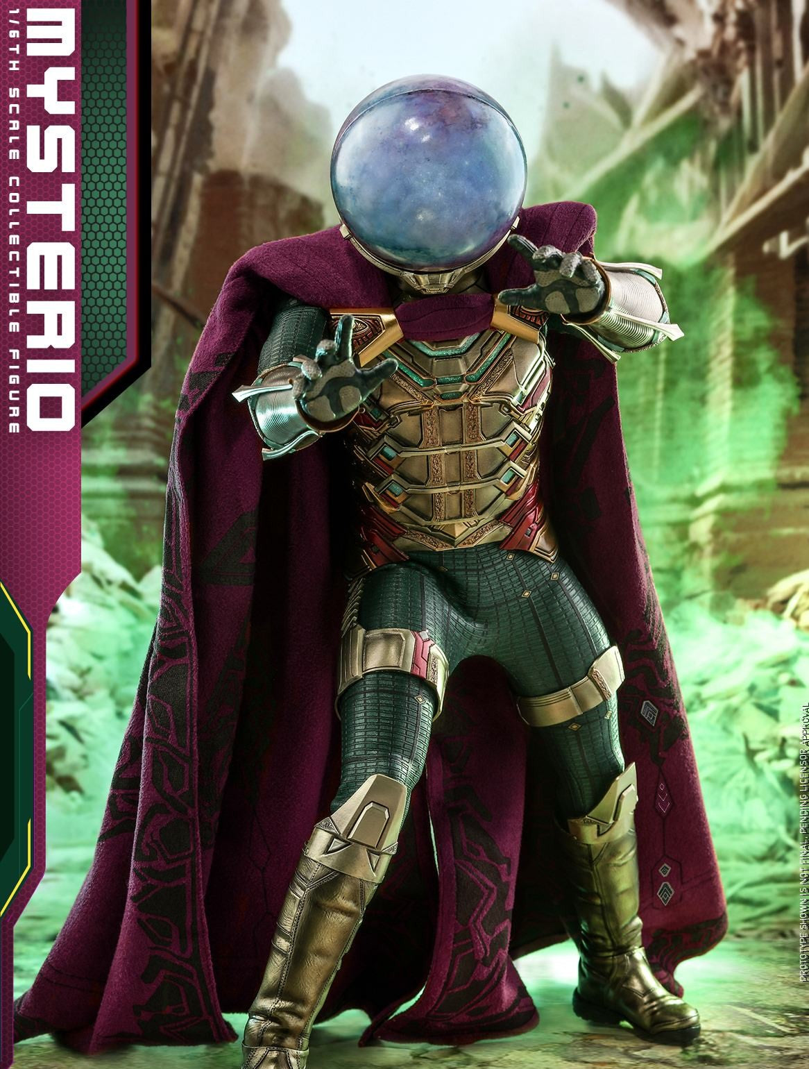 Hot Toys Spiderman–Spiderman Far From Home Mysterio MMS556 1/6 Scale Figure
