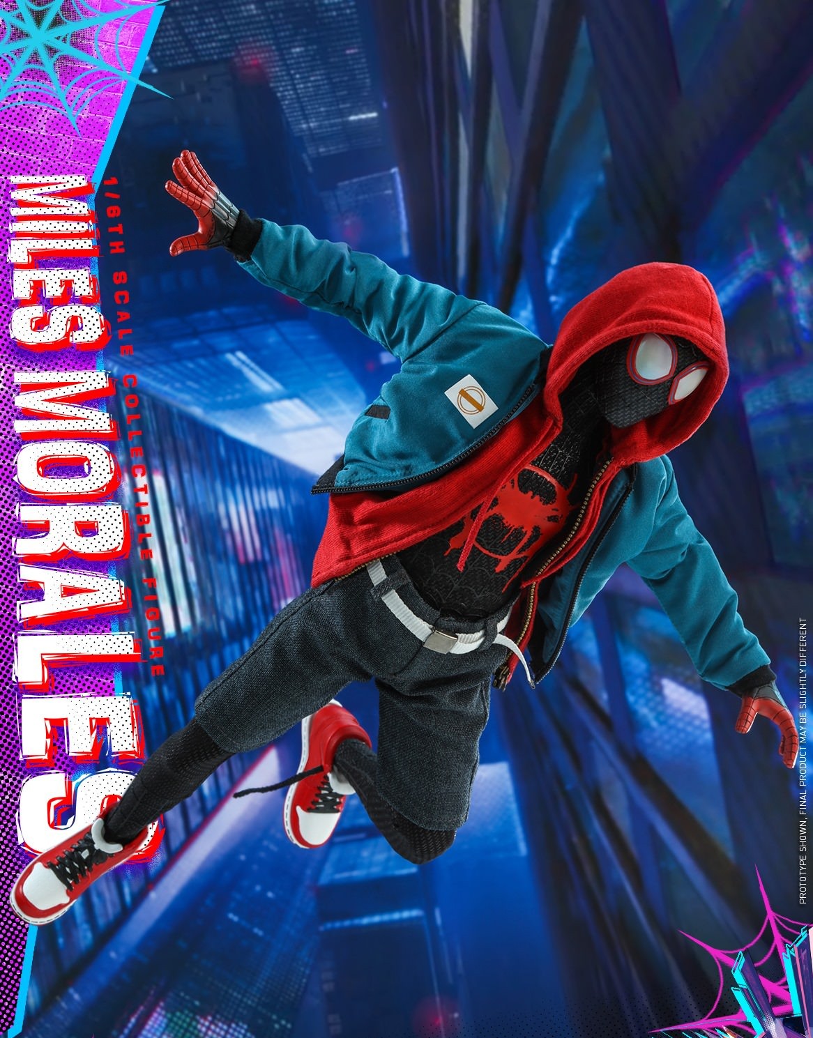 Hot Toys Spiderman –Spiderman Into the Spiderverse Miles Morales MMS567 1/6 Scale Figure