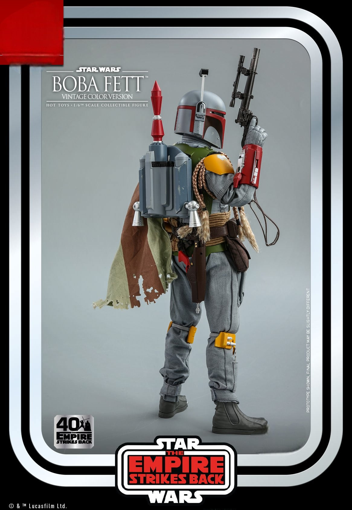 Hot Toys Star Wars-Star Wars V TESB  Boba Fett (Vintage Color 40th Anniv) MMS571 1/6 Scale Figure
