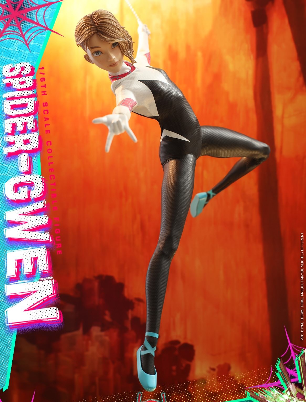 Hot Toys Spiderman–Spiderman Into the Spiderverse Spider Gwen MMS576 1/6 Scale Figure