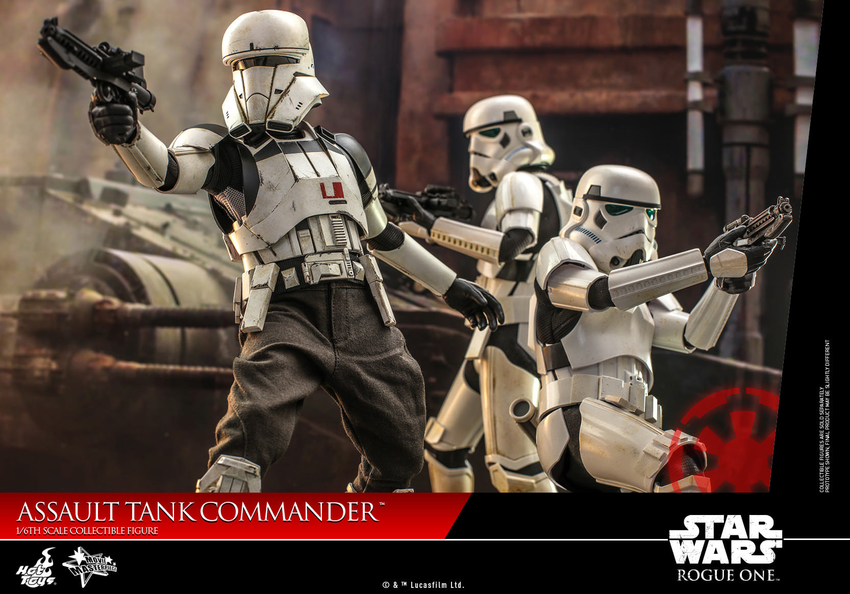 Hot Toys Star Wars- Star Wars Assault Tank Commander Tank Trooper MMS587 1/6 Scale Figure