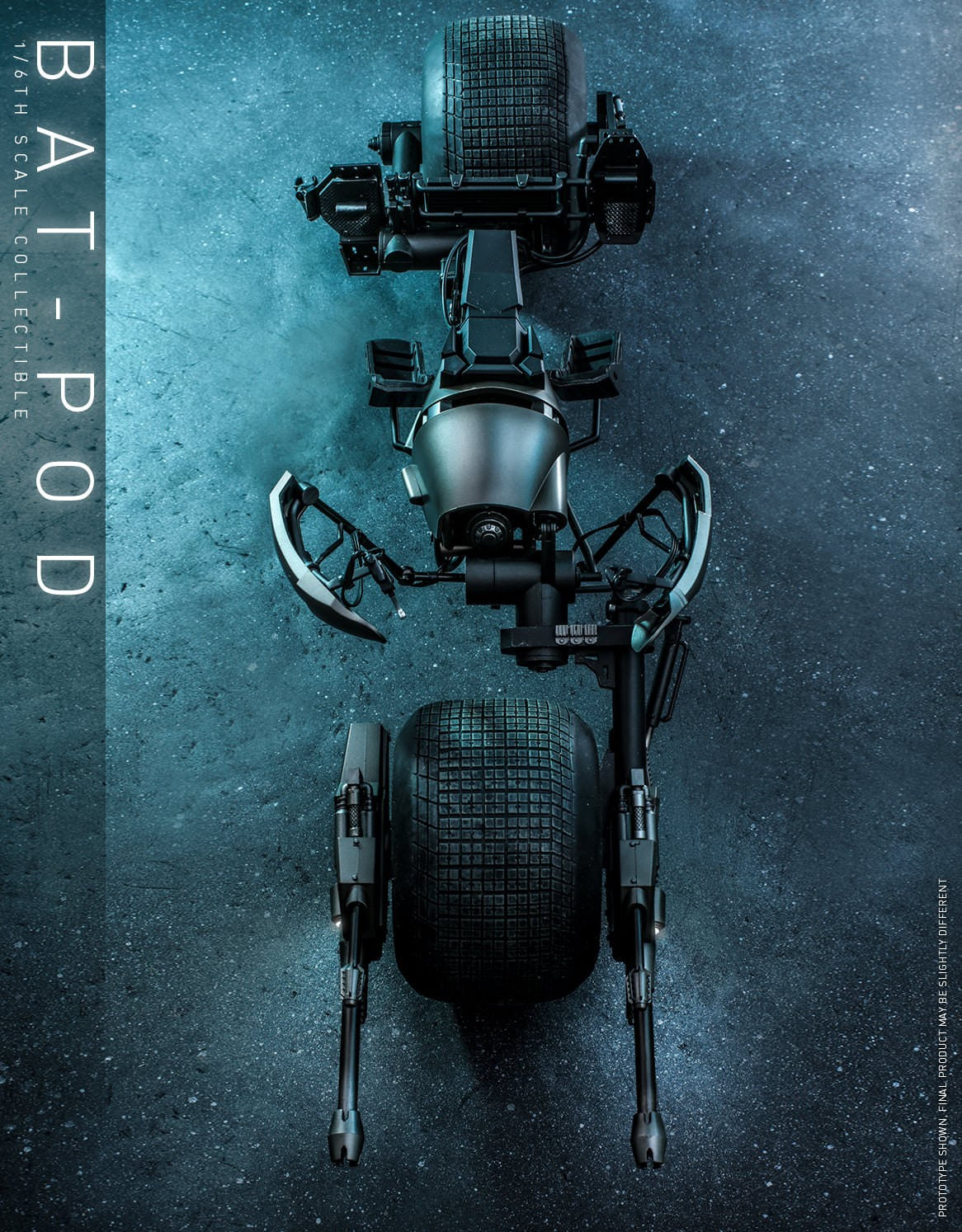 Hot Toys Batman-Batman The Dark Knight Rises Batpod MMS591 1/6 Scale Figure