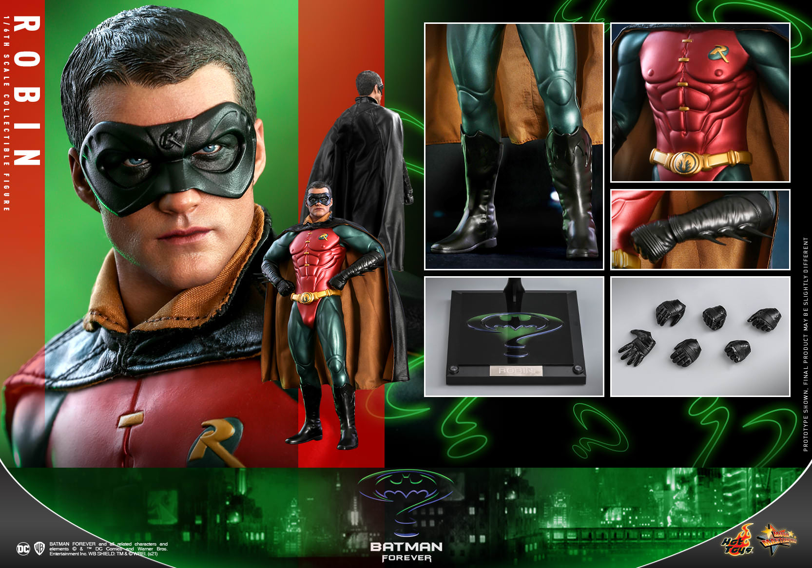 Hot Toys Robin Hot Toys Batman Forever MMS594 1/6 Scale Figure