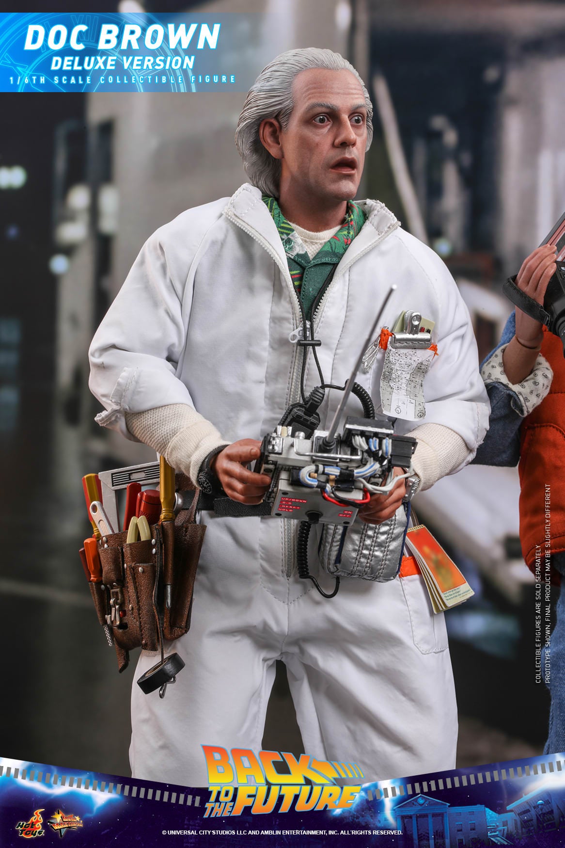 Hot Toys Back To The Future-Back to the Future Doc Brown (Deluxe Edition) MMS610 1/6 Scale Figure