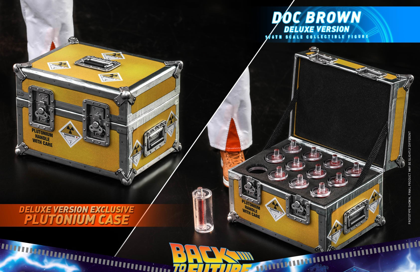 Hot Toys Back To The Future-Back to the Future Doc Brown (Deluxe Edition) MMS610 1/6 Scale Figure