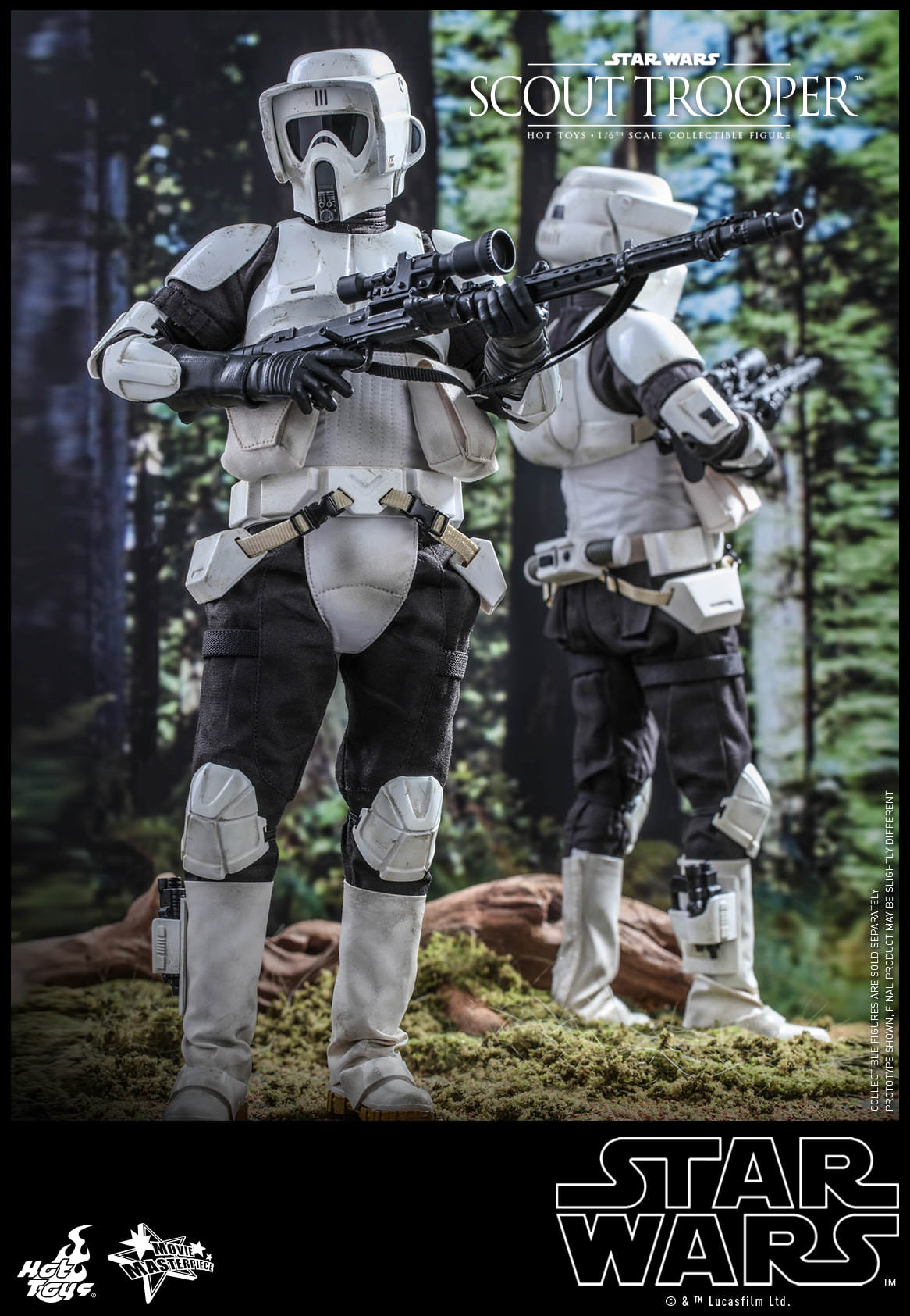 Hot Toys Star Wars-Star Wars Return of the Jedi Scout Troope MMS611 1/6 Scale Figure