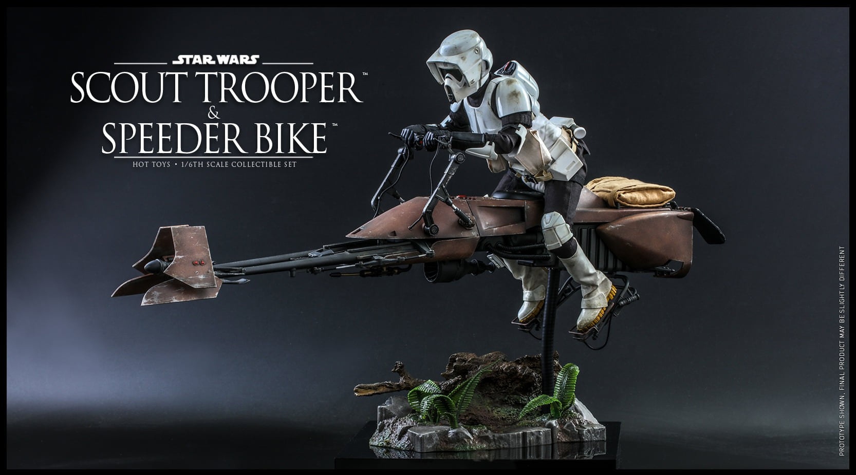 Hot Toys Star Wars-Star Wars Return of the Jedi Scout Trooper and Speeder Bike MMS612 1/6 Scale Figure
